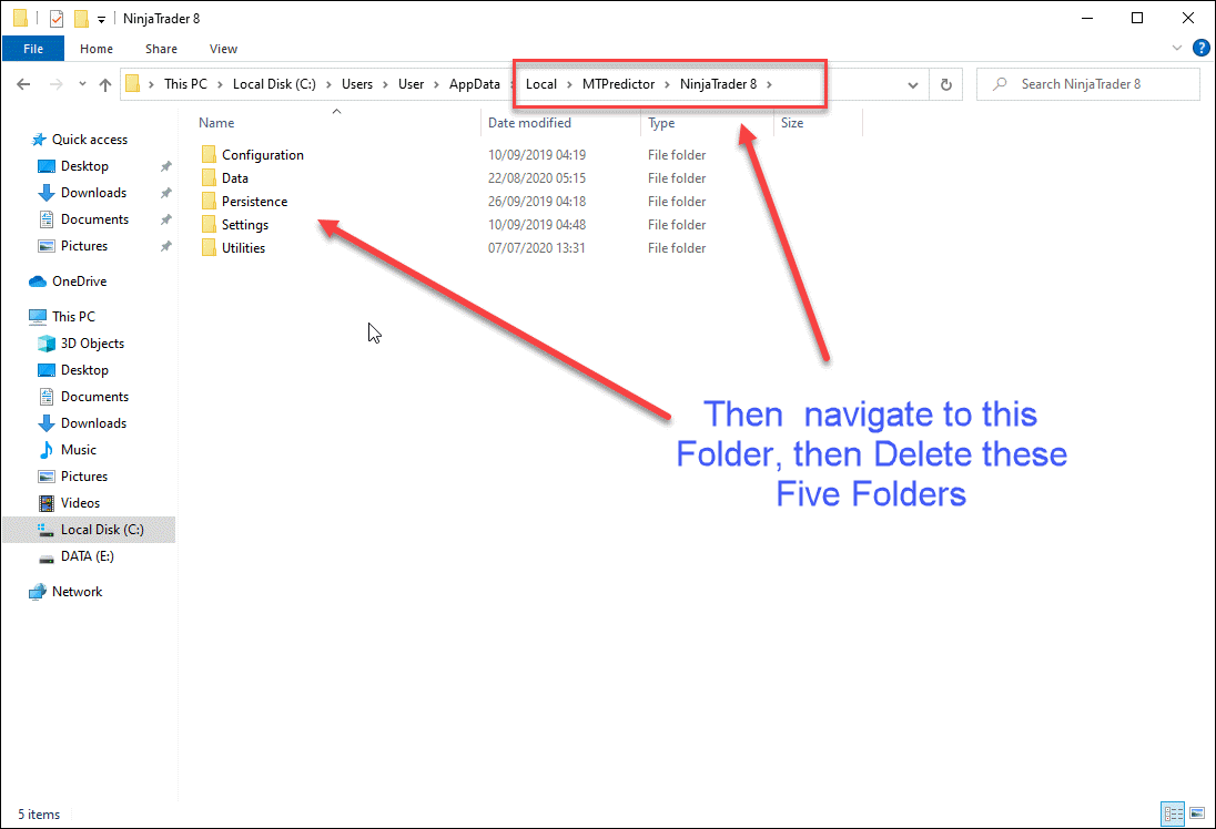 unexpected exception