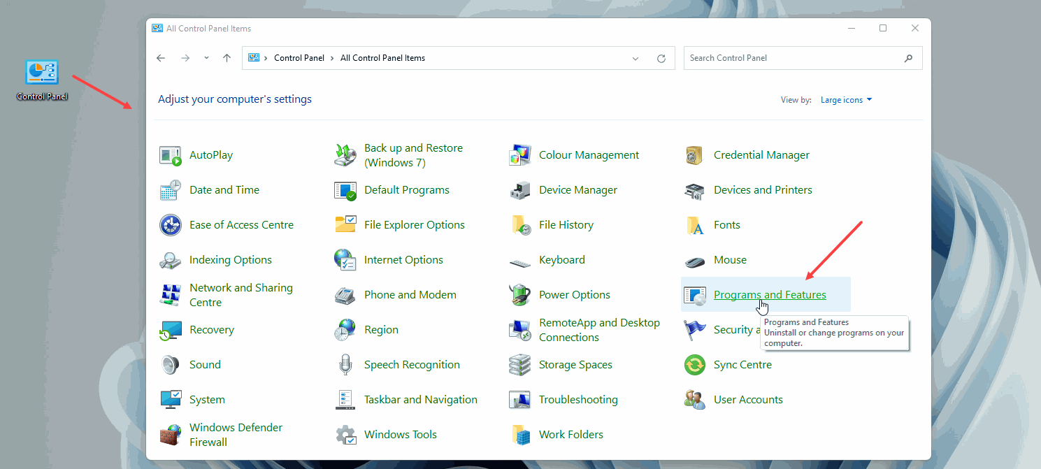 uninstalling image three
