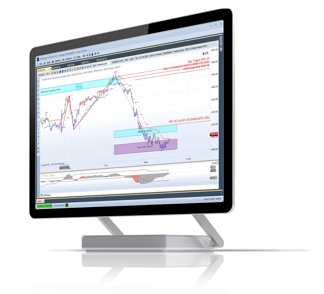 Trading software preview